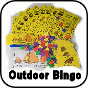 Nature's Outdoor Bingo Camping Game