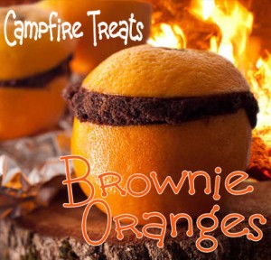 campfire orange brownies and cakes