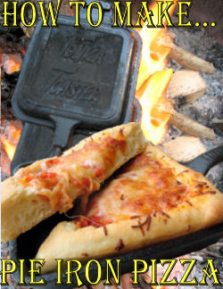 How to Amazing Make Pie Iron Pizza: The Campfire Calzone - Beyond The Tent