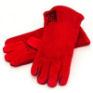 Red campfire cooking gloves heavy-duty