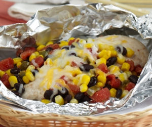 Black Bean Santa Fe Chicken Foil Pack Meal