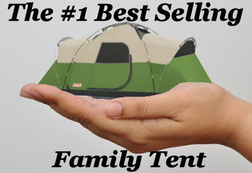 Coleman Montana 8 Family tent in hand